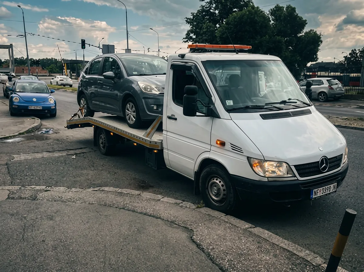 VIM Šlep Beograd — šlep služba Beograd, Mercedes pauk-platforma